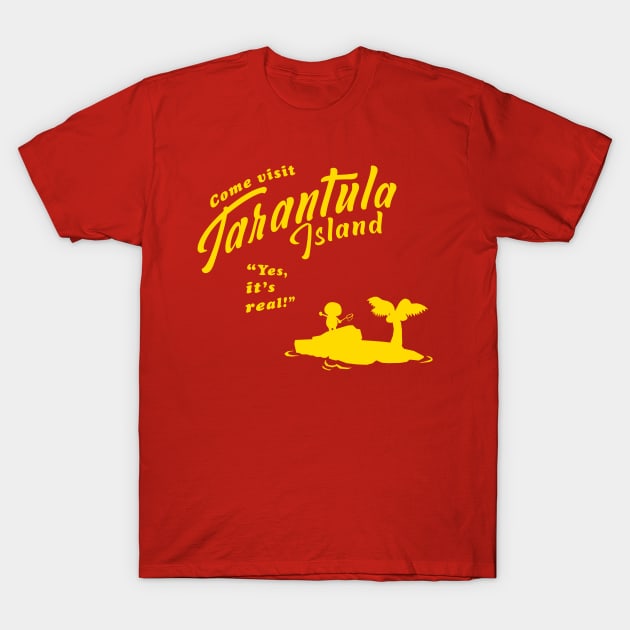 Tarantula Island T-Shirt by maxheron